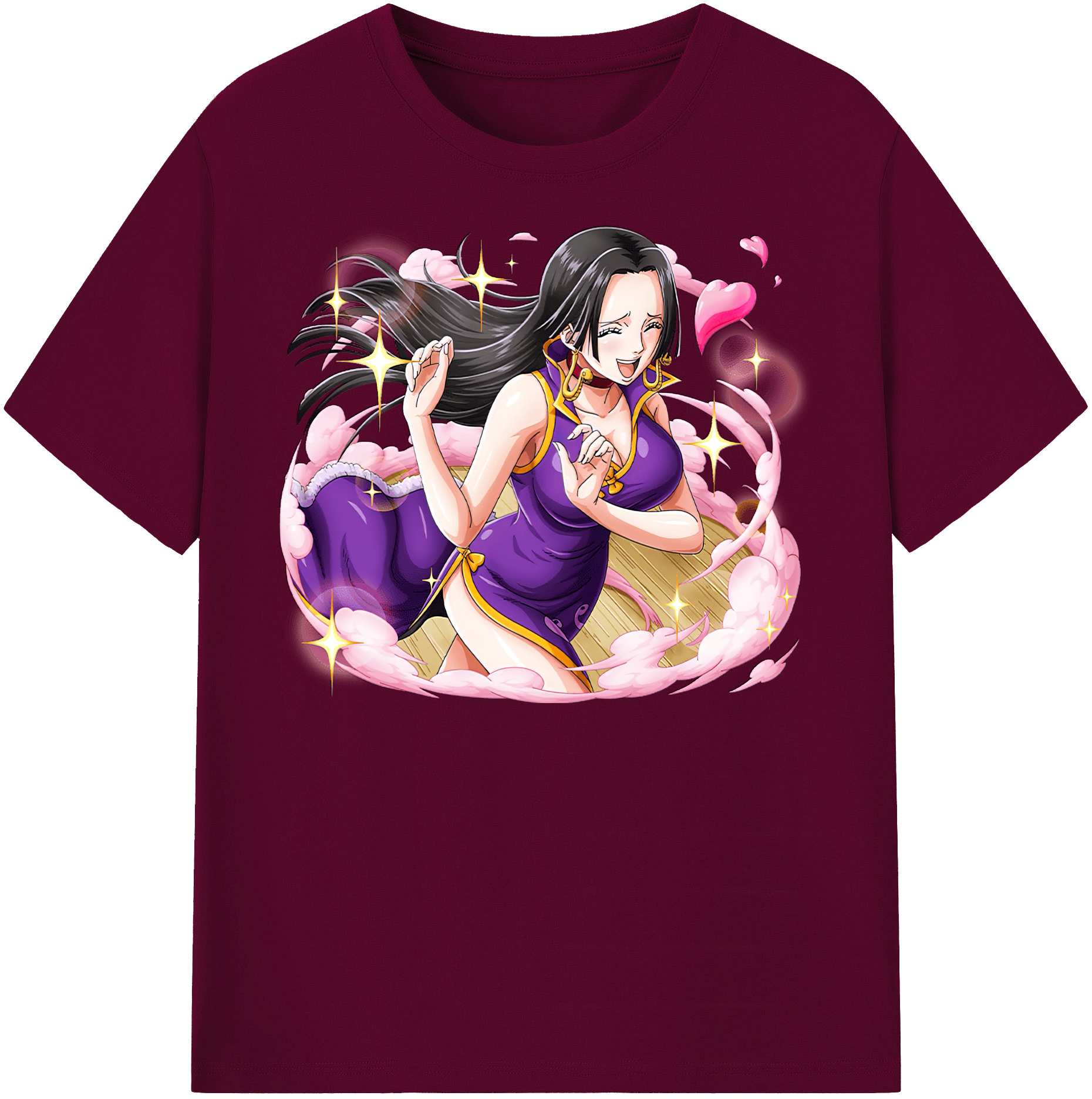 ワンピース ボア・ハンコック ONE PIECE Boa·Hancock レディースカジュアルプリントTシャツ（綿100％）